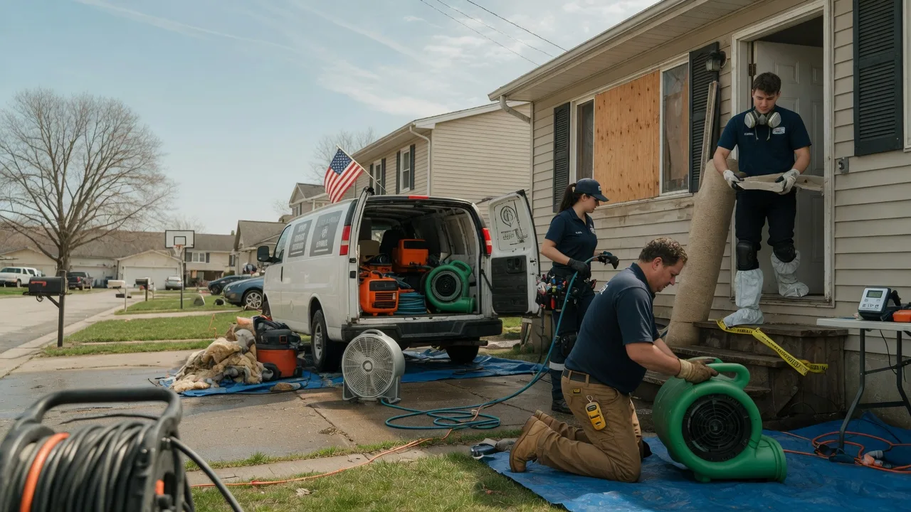 Water Damage Restoration in Strasburg, IL near me